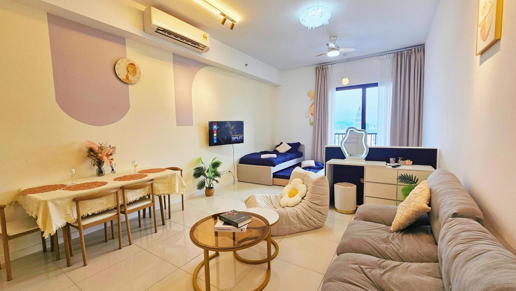 Klcc View Balcony 4pax Chambers Kl * Kuala Lumpur